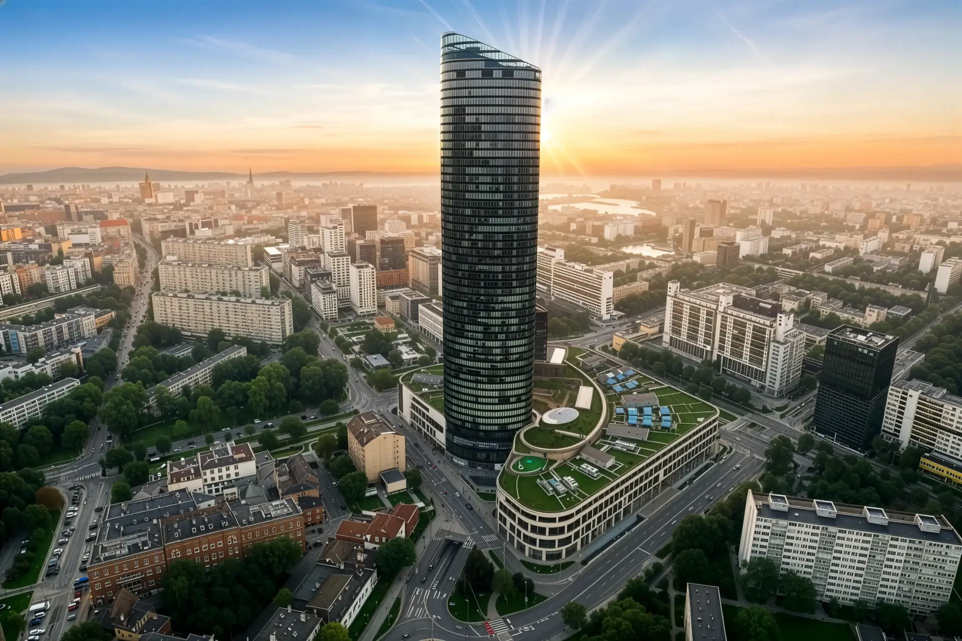 Modern building